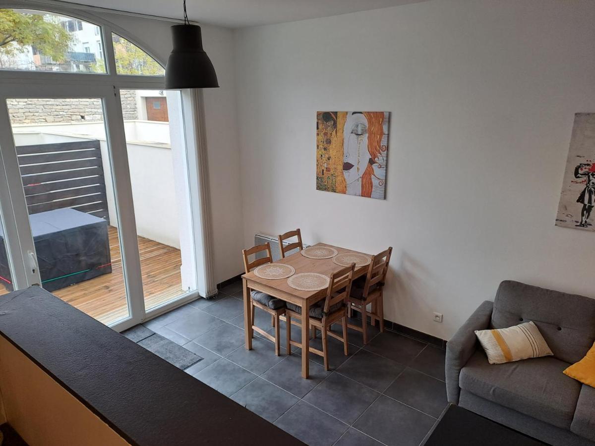 Bel Appartement Grande Terrasse Avec Parking A Dijon Exterior foto